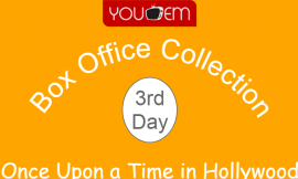 Once Upon a Time in Hollywood 3rd Day Box Office Collection, Occupancy, Screen Count